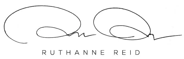 Ruthanne Reid's Author Signature